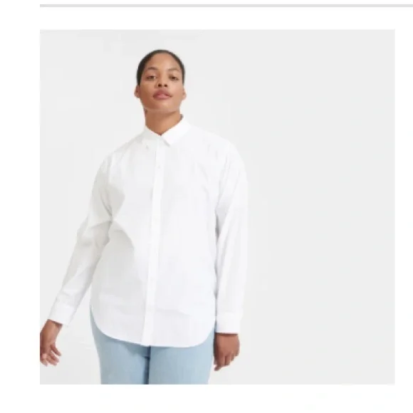 Everlane - The Relaxed Poplin Shirt - Picture 1 of 6